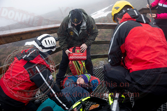 Emergency Services Training Day on Cuicagh Mountain-57