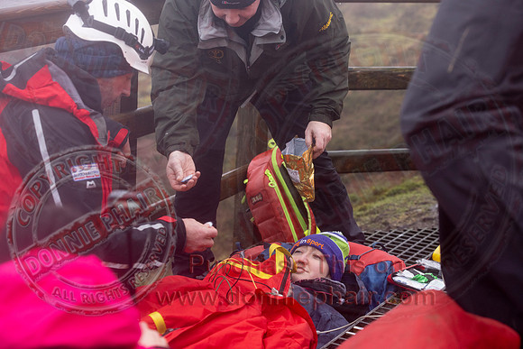 Emergency Services Training Day on Cuicagh Mountain-59
