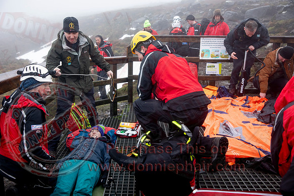 Emergency Services Training Day on Cuicagh Mountain-58