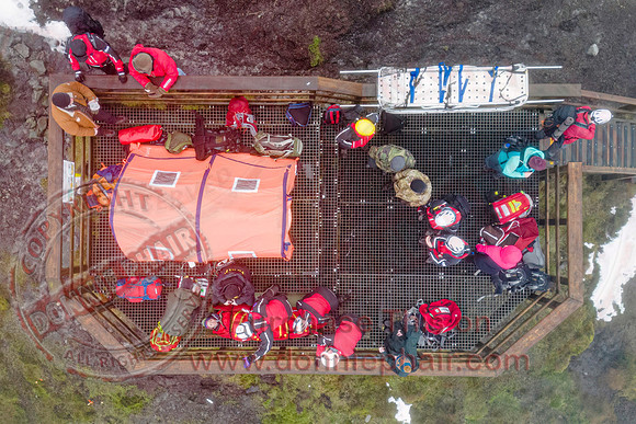 Emergency Services Training Day on Cuicagh Mountain-64