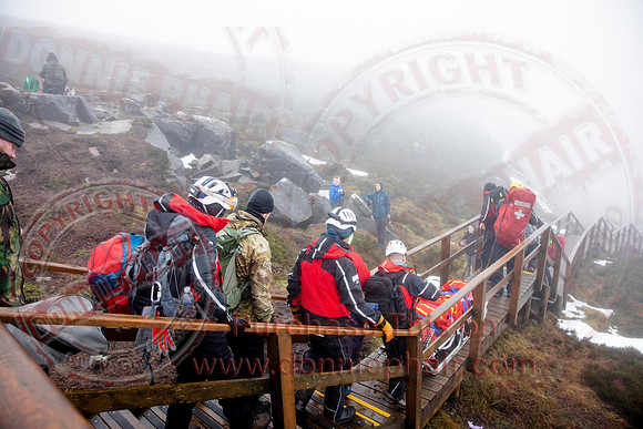 Emergency Services Training Day on Cuicagh Mountain-67