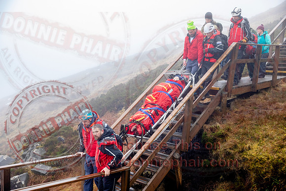 Emergency Services Training Day on Cuicagh Mountain-69