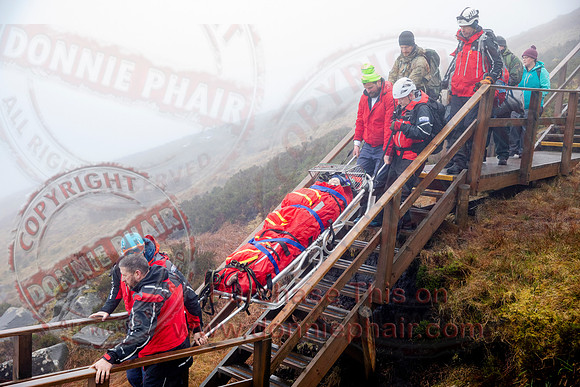 Emergency Services Training Day on Cuicagh Mountain-70