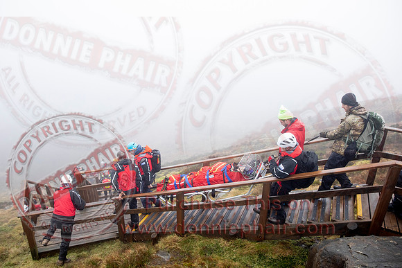 Emergency Services Training Day on Cuicagh Mountain-71