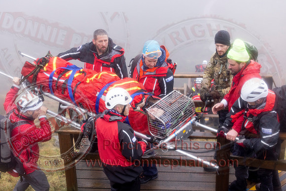 Emergency Services Training Day on Cuicagh Mountain-74