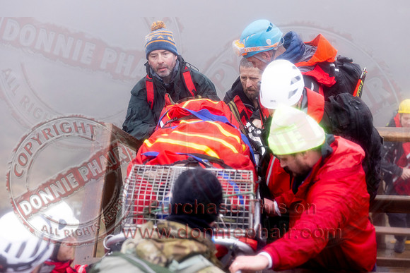 Emergency Services Training Day on Cuicagh Mountain-76