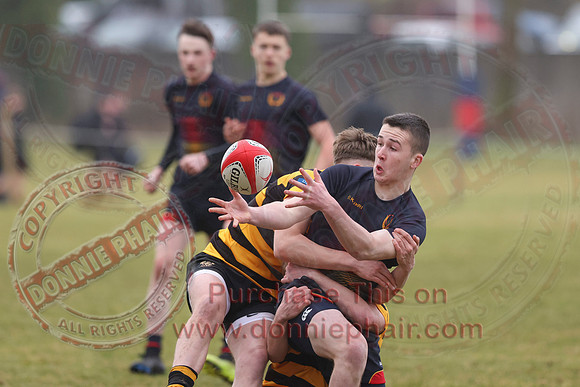 Enniskillen Royall GS 1st AX (13) V RBAI 1st XV (29) in Schools Cup Rugby-4