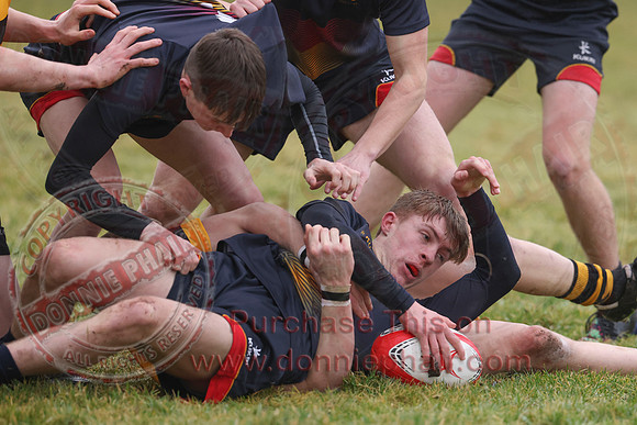 Enniskillen Royall GS 1st AX (13) V RBAI 1st XV (29) in Schools Cup Rugby-6
