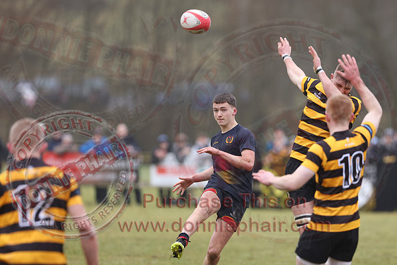 Enniskillen Royall GS 1st AX (13) V RBAI 1st XV (29) in Schools Cup Rugby-10
