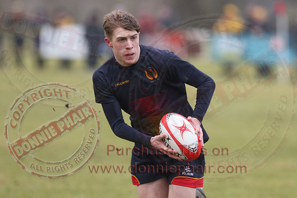 Enniskillen Royall GS 1st AX (13) V RBAI 1st XV (29) in Schools Cup Rugby-12