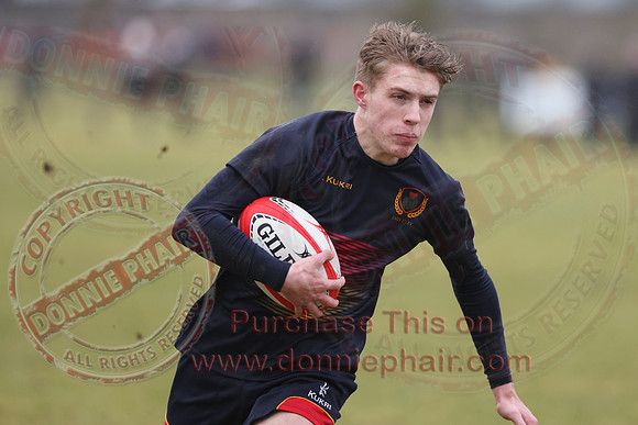 Enniskillen Royall GS 1st AX (13) V RBAI 1st XV (29) in Schools Cup Rugby-13