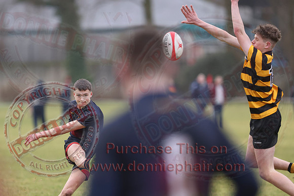 Enniskillen Royall GS 1st AX (13) V RBAI 1st XV (29) in Schools Cup Rugby-18
