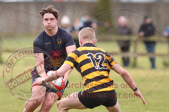 Enniskillen Royall GS 1st AX (13) V RBAI 1st XV (29) in Schools Cup Rugby-22