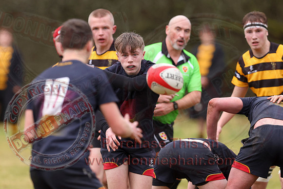 Enniskillen Royall GS 1st AX (13) V RBAI 1st XV (29) in Schools Cup Rugby-28