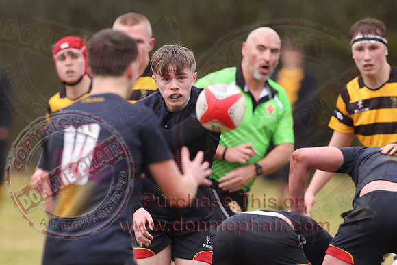 Enniskillen Royall GS 1st AX (13) V RBAI 1st XV (29) in Schools Cup Rugby-29