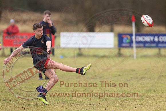Enniskillen Royall GS 1st AX (13) V RBAI 1st XV (29) in Schools Cup Rugby-32