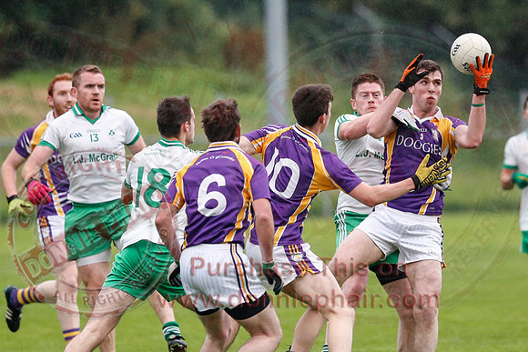 Derrygonnelly (1-14) V Ederney (1-5) in Senior GAA Football Quarter-Final Championship Replay.
