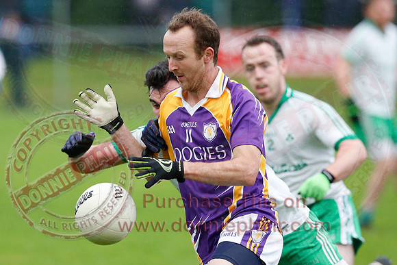 Derrygonnelly (1-14) V Ederney (1-5) in Senior GAA Football Quarter-Final Championship Replay.