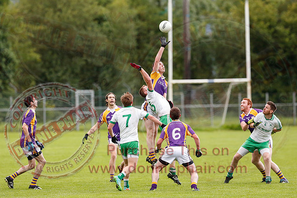 Derrygonnelly (1-14) V Ederney (1-5) in Senior GAA Football Quarter-Final Championship Replay.