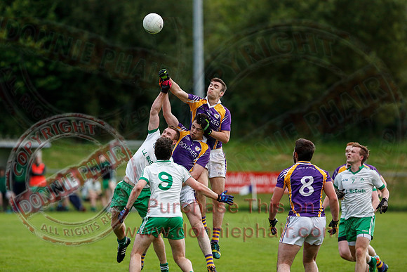Derrygonnelly (1-14) V Ederney (1-5) in Senior GAA Football Quarter-Final Championship Replay.