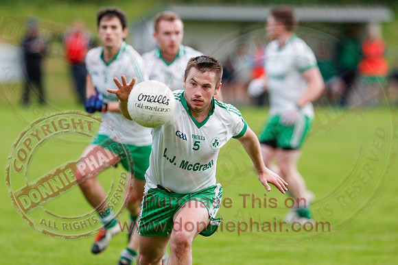 Derrygonnelly (1-14) V Ederney (1-5) in Senior GAA Football Quarter-Final Championship Replay.