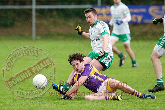 Derrygonnelly (1-14) V Ederney (1-5) in Senior GAA Football Quarter-Final Championship Replay.