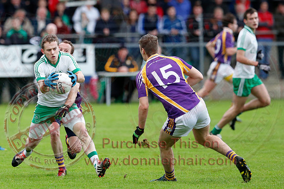 Derrygonnelly (1-14) V Ederney (1-5) in Senior GAA Football Quarter-Final Championship Replay.