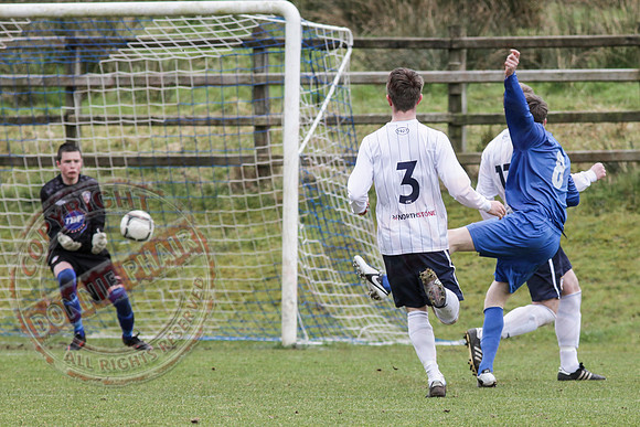 Ballinamallard Youth (1) V Coleraine Colts (0) in IFA Youth League.