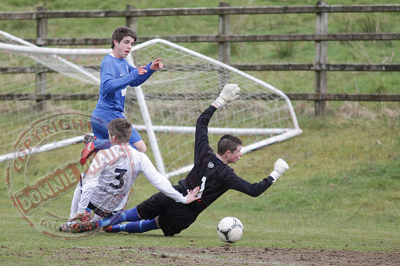 Ballinamallard Youth (1) V Coleraine Colts (0) in IFA Youth League.