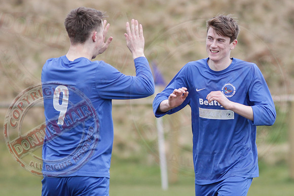 Ballinamallard Youth (1) V Coleraine Colts (0) in IFA Youth League.