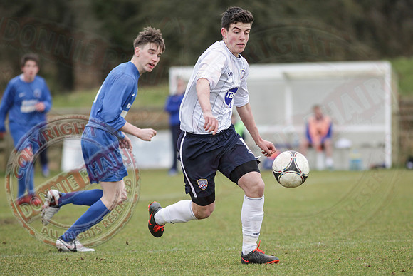 Ballinamallard Youth (1) V Coleraine Colts (0) in IFA Youth League.