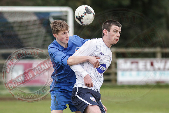 Ballinamallard Youth (1) V Coleraine Colts (0) in IFA Youth League.