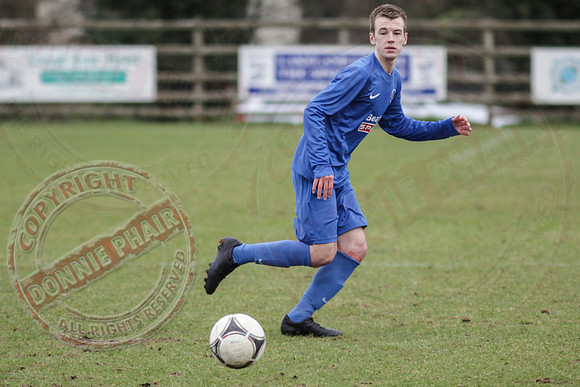 Ballinamallard Youth (1) V Coleraine Colts (0) in IFA Youth League.