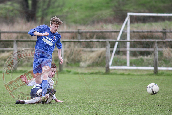 Ballinamallard Youth (1) V Coleraine Colts (0) in IFA Youth League.