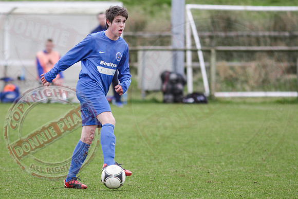 Ballinamallard Youth (1) V Coleraine Colts (0) in IFA Youth League.