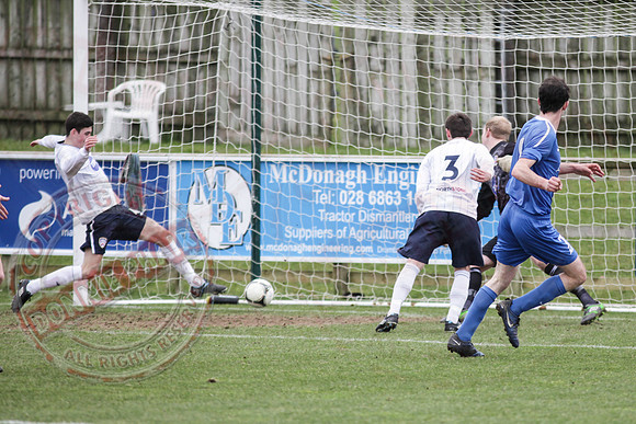 Ballinamallard United Reserves (4) V Coleraine Reserves (2) in IFA Reserve League.