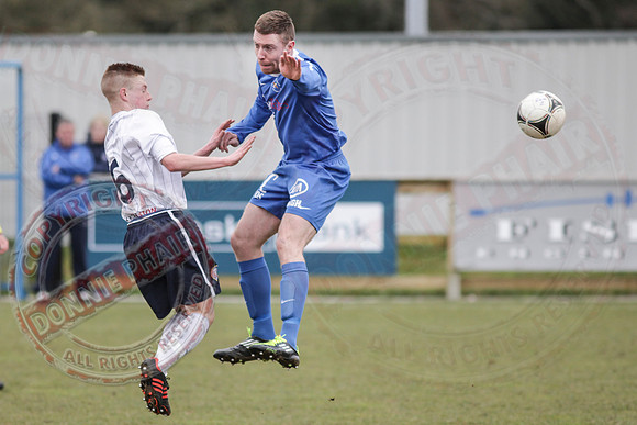 Ballinamallard United Reserves (4) V Coleraine Reserves (2) in IFA Reserve League.
