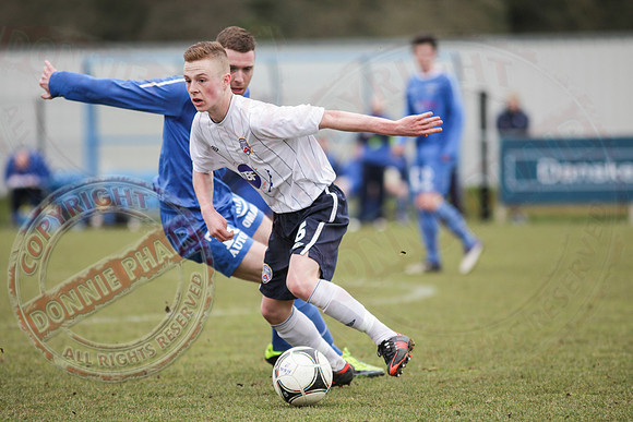 Ballinamallard United Reserves (4) V Coleraine Reserves (2) in IFA Reserve League.