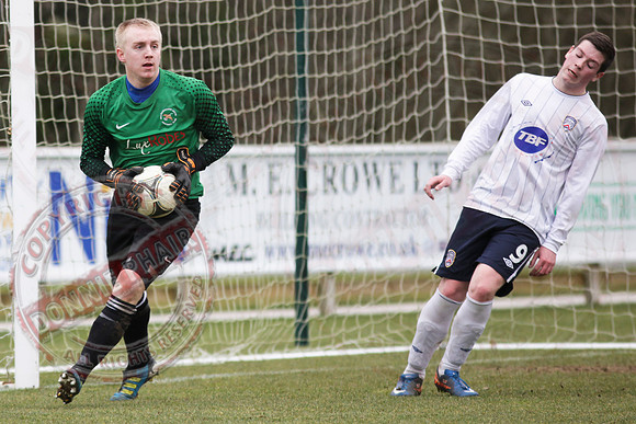 Ballinamallard United Reserves (4) V Coleraine Reserves (2) in IFA Reserve League.