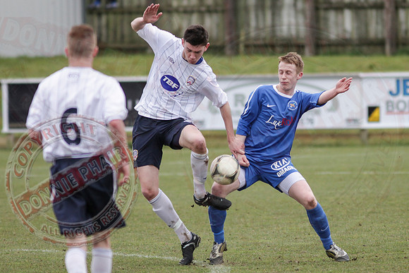 Ballinamallard United Reserves (4) V Coleraine Reserves (2) in IFA Reserve League.