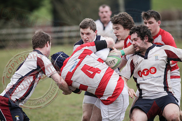 Enniskillen 1st XV (27) Versus Randalstown (5) in Rugby.