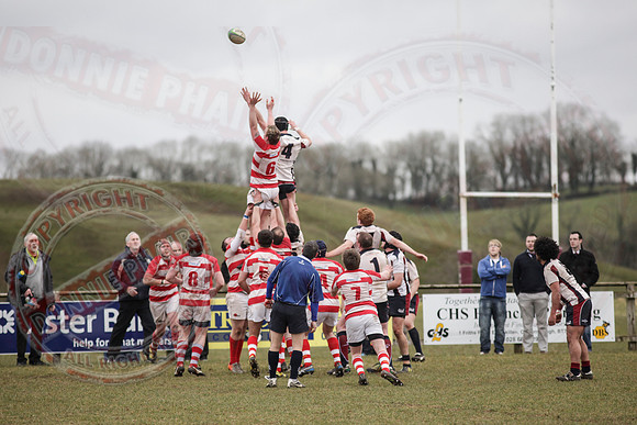 Enniskillen 1st XV (27) Versus Randalstown (5) in Rugby.