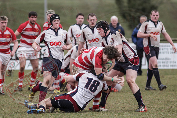 Enniskillen 1st XV (27) Versus Randalstown (5) in Rugby.