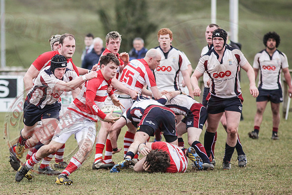 Enniskillen 1st XV (27) Versus Randalstown (5) in Rugby.