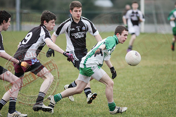 Aghadrumsee (1-4) V Ederney (2-11) in Minor GAA Football League Division one.
