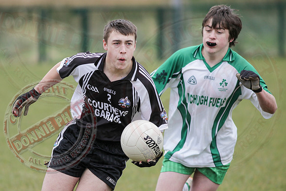 Aghadrumsee (1-4) V Ederney (2-11) in Minor GAA Football League Division one.