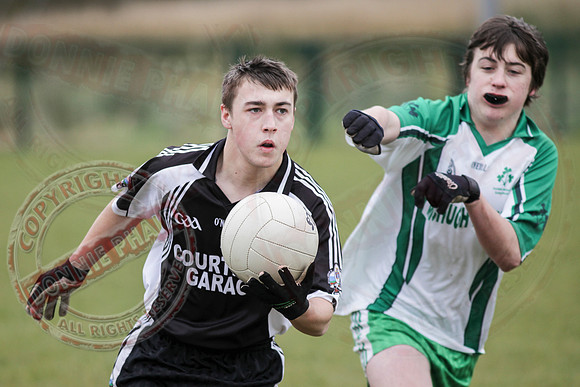 Aghadrumsee (1-4) V Ederney (2-11) in Minor GAA Football League Division one.