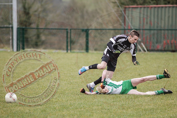Aghadrumsee (1-4) V Ederney (2-11) in Minor GAA Football League Division one.