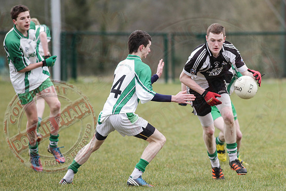 Aghadrumsee (1-4) V Ederney (2-11) in Minor GAA Football League Division one.