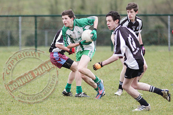Aghadrumsee (1-4) V Ederney (2-11) in Minor GAA Football League Division one.
